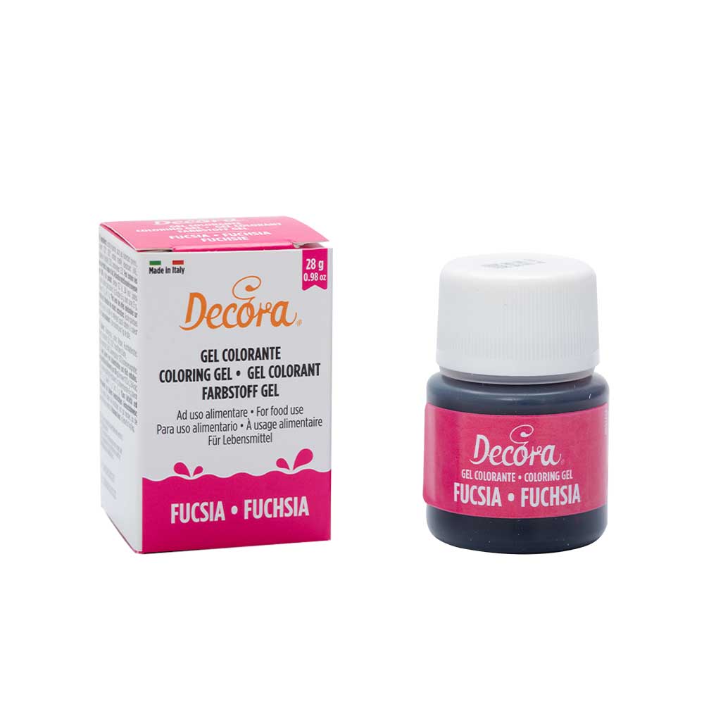 Colorant gel roz fucsia Decora 28g