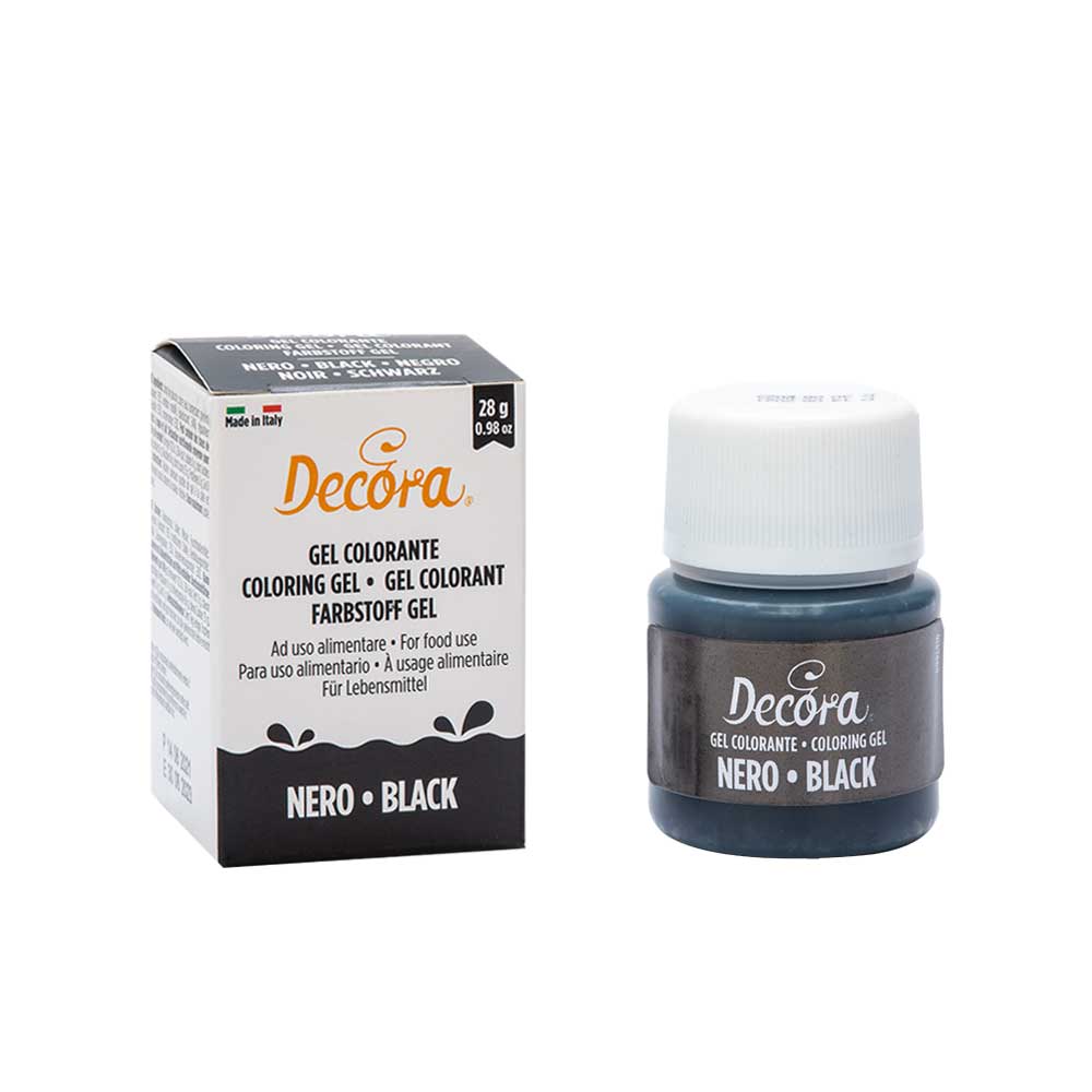 Colorant gel negru Decora 28g