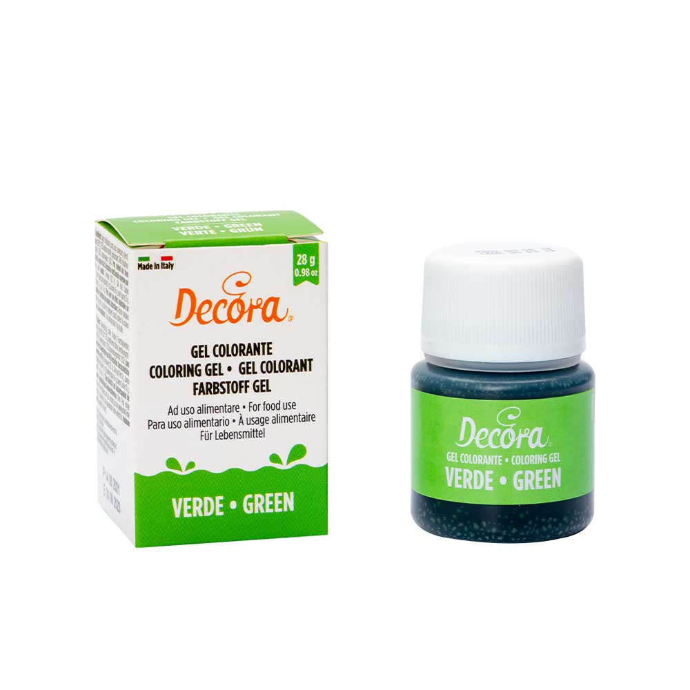 Colorant gel verde Decora 28g