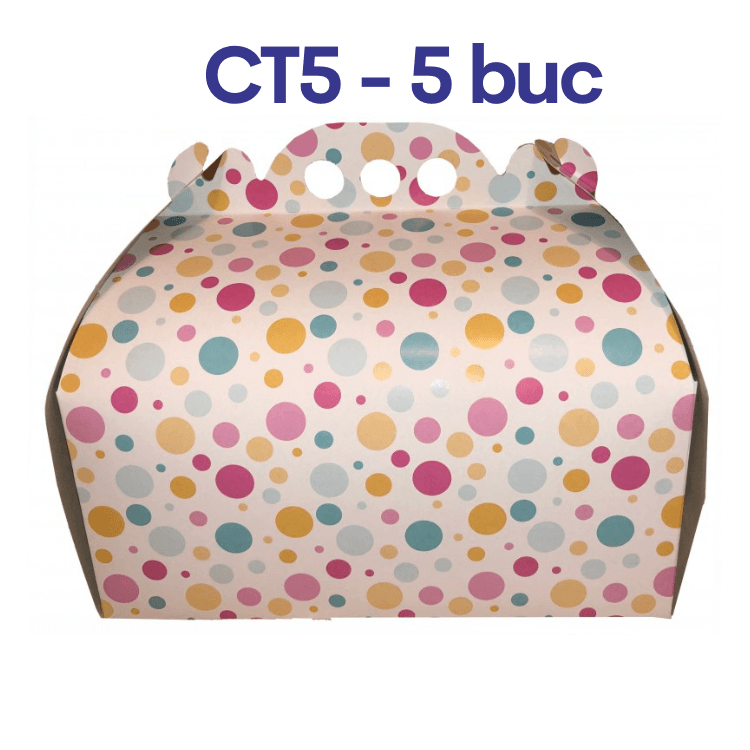 Cutii tort CT5 cu buline 30×40 cm – 5 buc.