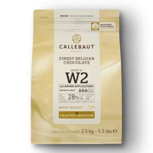 Callebaut W2 ciocolata alba 2.5kg