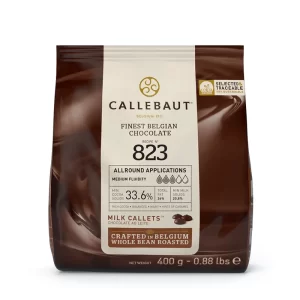Callebaut 823 ciocolata cu lapte 400g