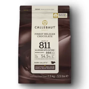 Callebaut 811 cicolata neagra 2.5kg