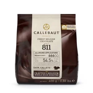 Callebaut 811 ciocolata neagra 400g