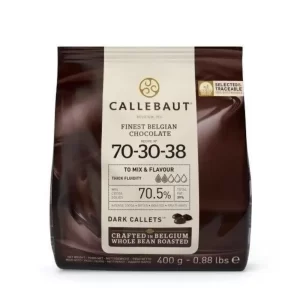 Callebaut ciocolata neagra 70.5% - 400g