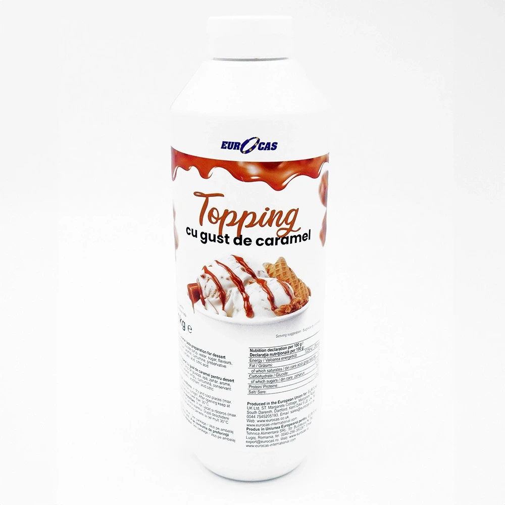 Topping / sirop cu gust de caramel 1kg