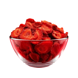 Bucati de capsuni liofilizate 60g
