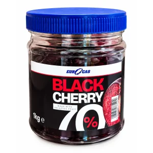 Cirese Negre in Gel Eurocas 1kg, 70% Fruct, pentru Umplut Prajituri, Decor si Compozitii de Cofetarie