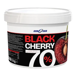 Cirese Negre in Gel Eurocas 5kg, 70% Fruct, pentru Umplut Prajituri, Decor si Compozitii de Cofetarie